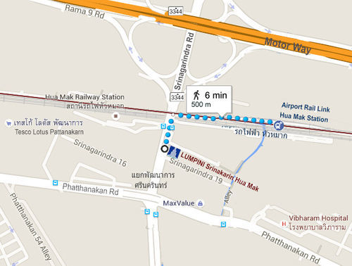 בנגקוק Airport Link Hua Mak Condo מראה חיצוני תמונה